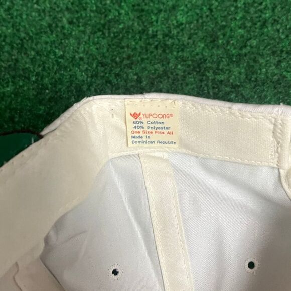 Vintage Atlantic City Gambling White & Red Strapback Adjustable hat cap 90s Y2K - Picture 5 of 6